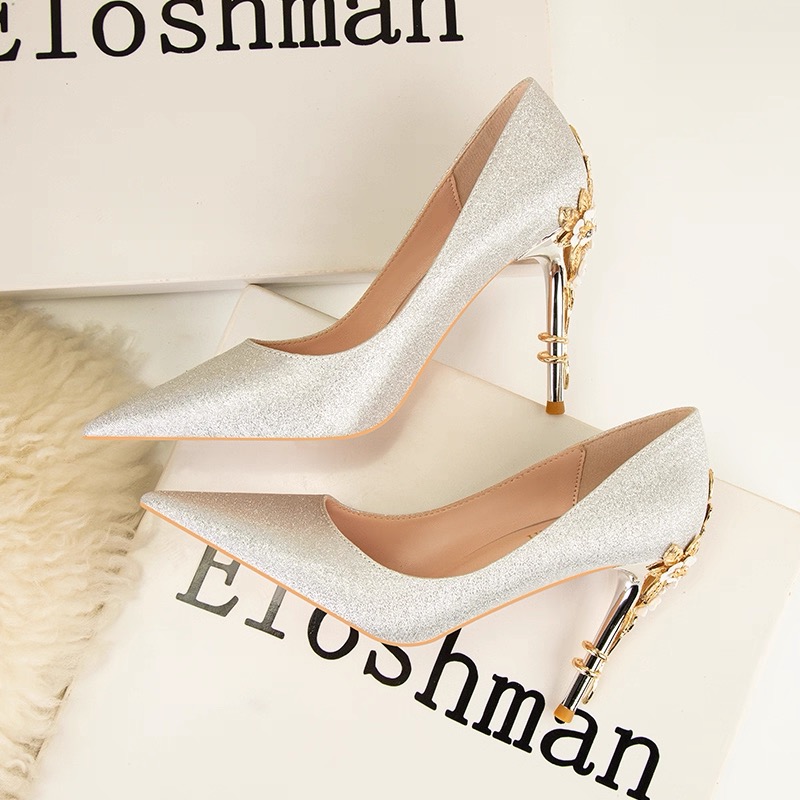 Women'S Fashion Underwear - Women's High Heels Luxury Crystal Bridal