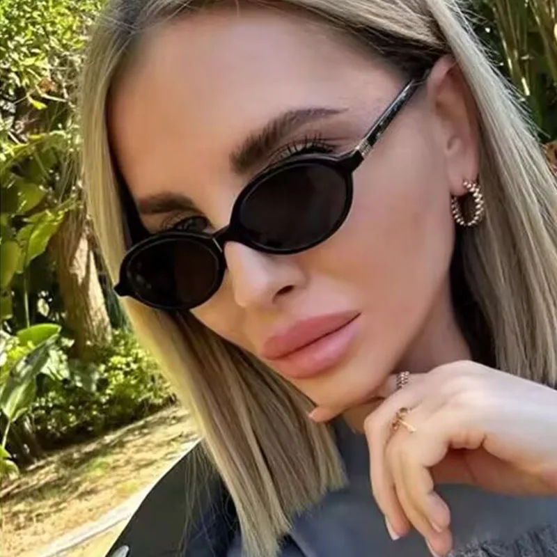 Women'S Fashion Glasses With Clear Lenses - New Oval sunglasses For women Fashion