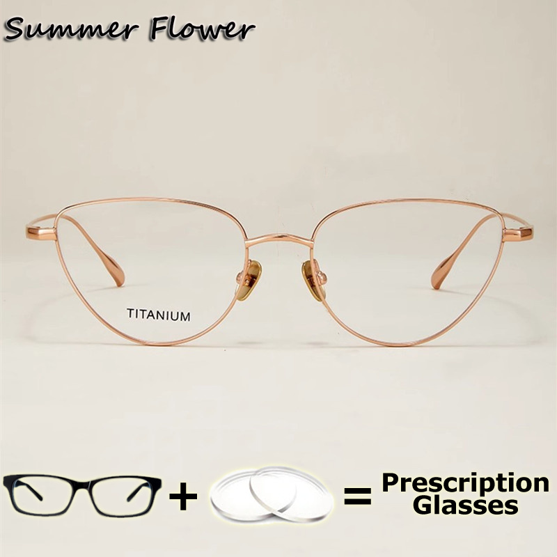 Women'S Fashion Glasses With Clear Lenses - Cat Eye Prescription Reading Glasses Fashion