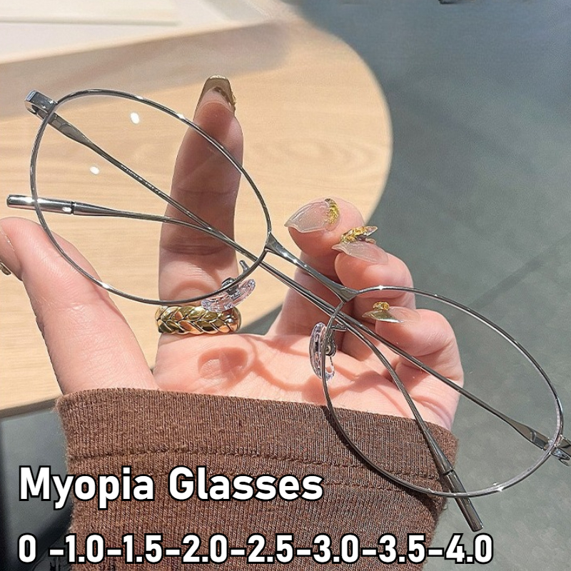 Women'S Fashion Glasses With Clear Lenses - Unisex Ultralight Fashion Cat Eye Myopia