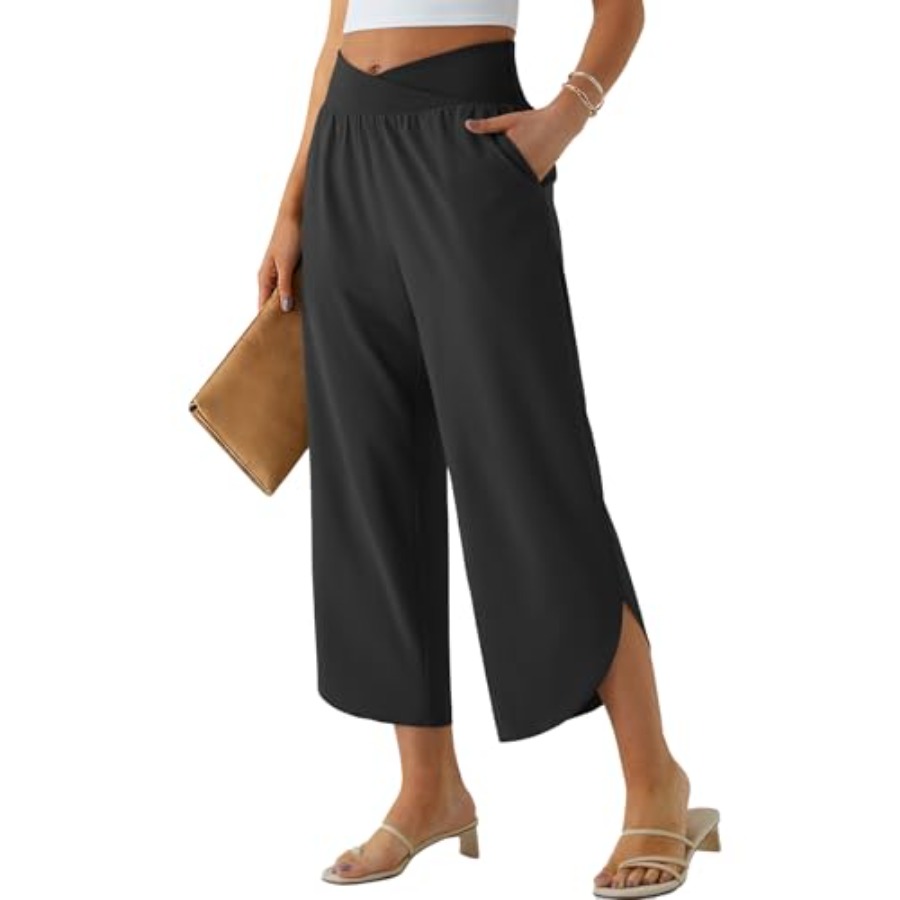 Wide Leg Palazzo Pants - Wide Leg Capri Pants for Women