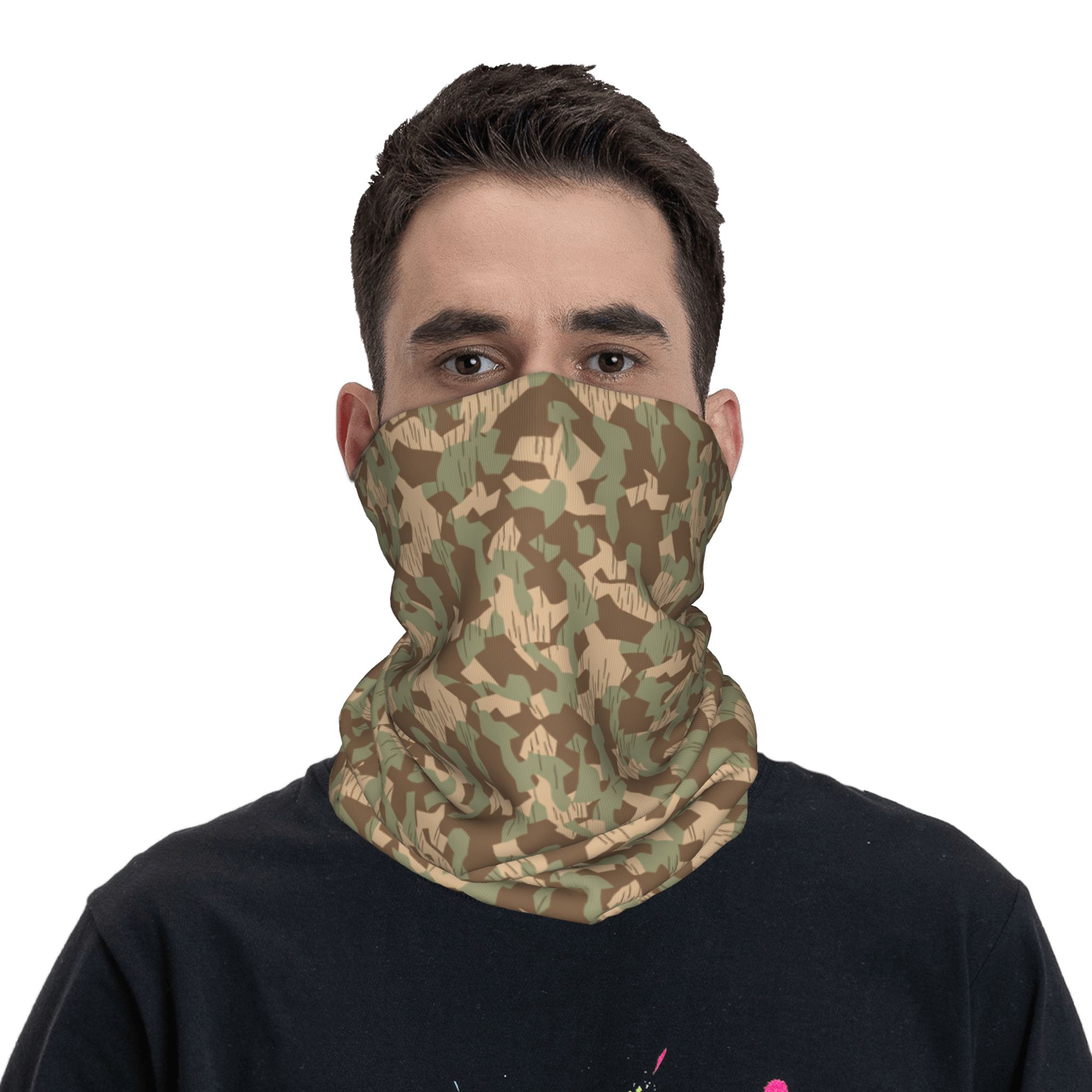 Women'S Fashion Ww2 - WW2 German Camos Bandana Neck Gaiter