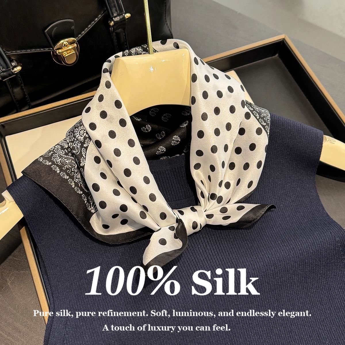 Women'S Fashion Poncho - 100% Real Silk Scarf Women 100%
