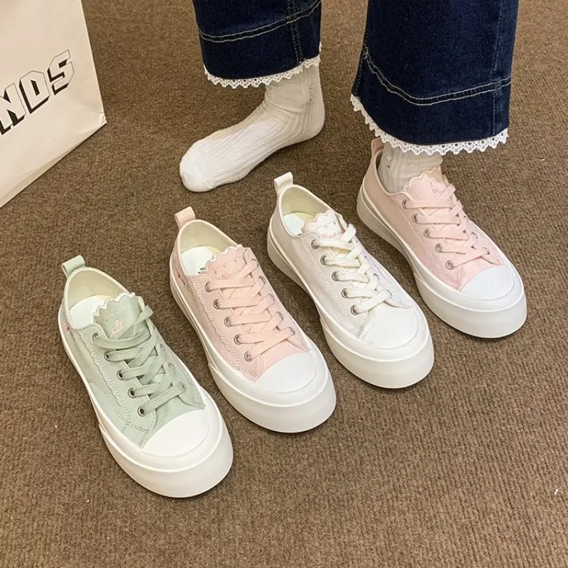 Women Fashion Trend 2025 - 2025 Women Vulcanized Shoes Sponge Cake