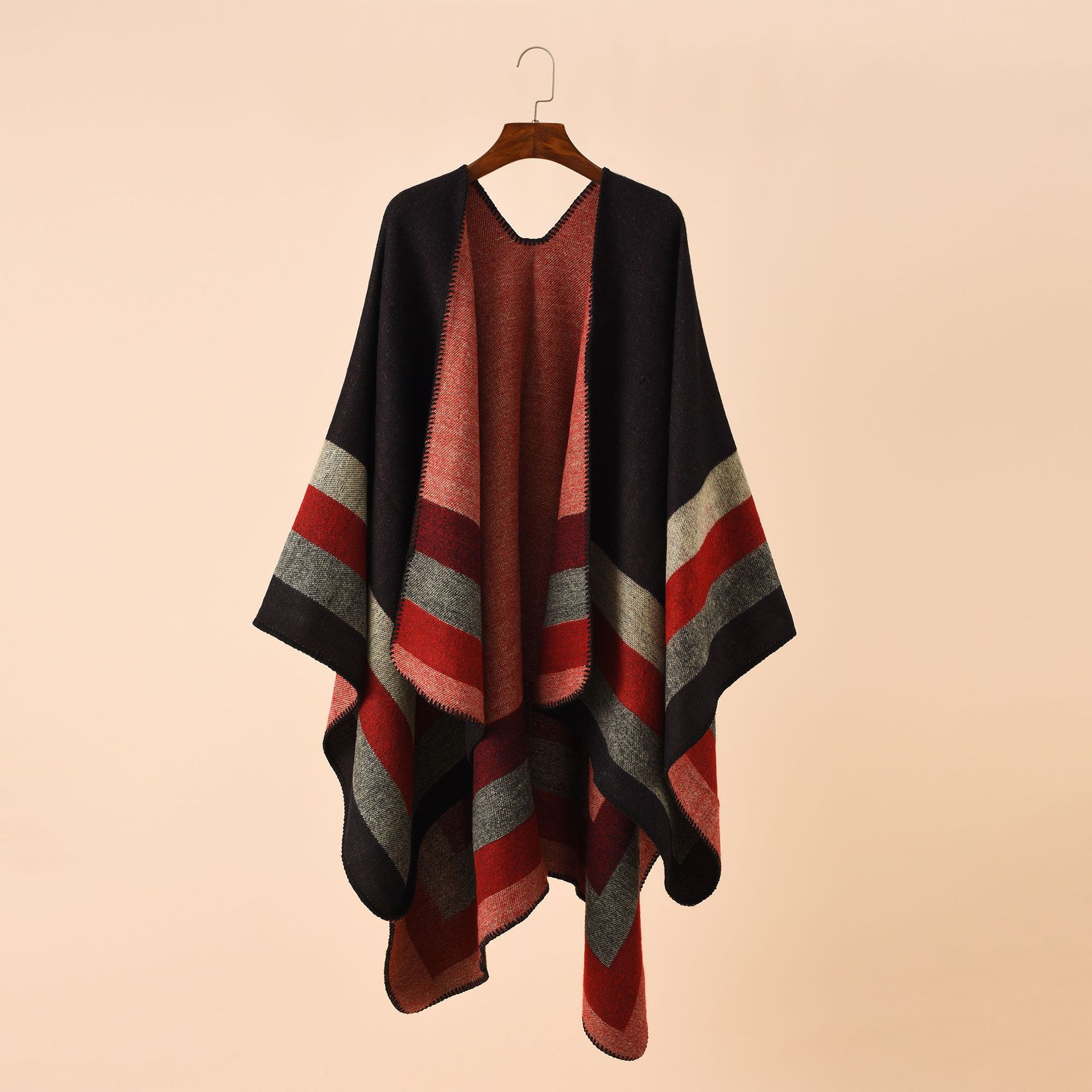 2024 New Fashion Winter Warm P - Women'S Fashion Poncho 评论和价格