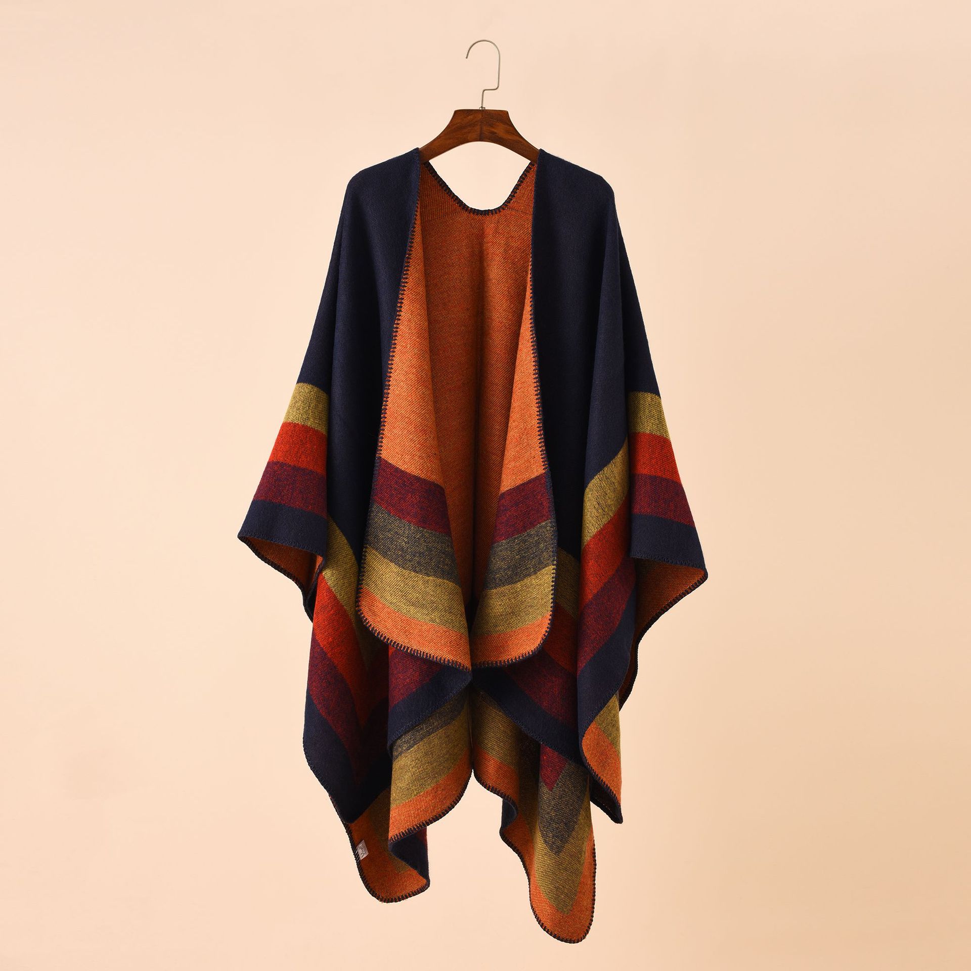 2024 New Fashion Winter Warm P - Women'S Fashion Poncho 评论和价格