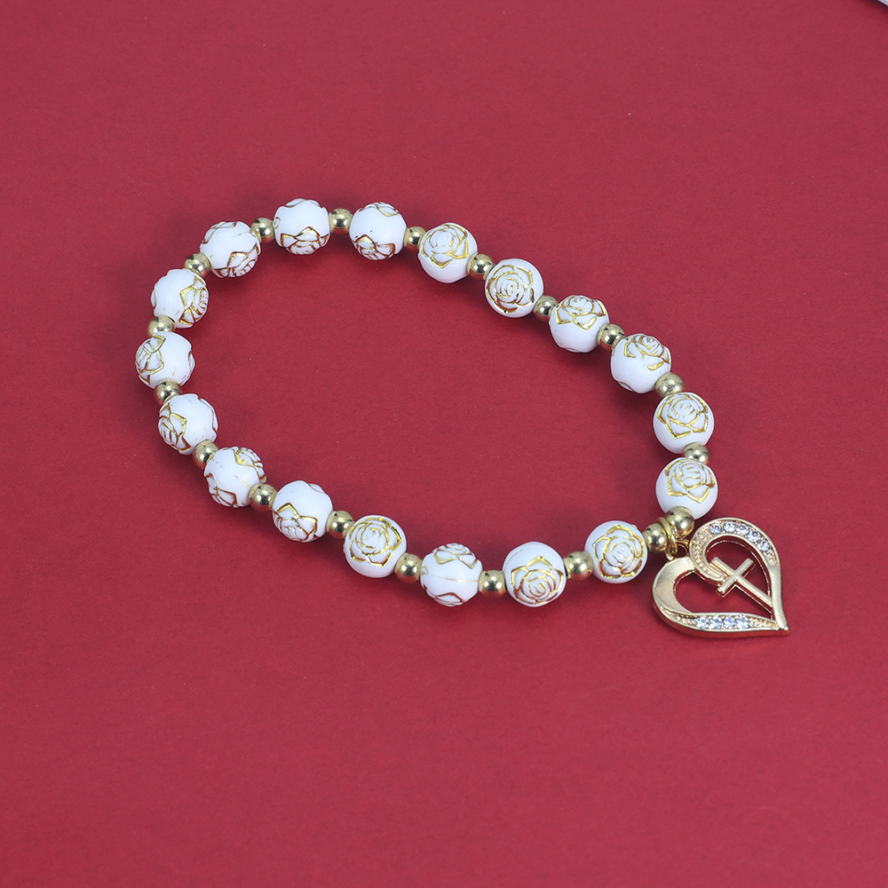 Exquisite Heart shaped cross R - Women'S Fashion Vogue 评论和价格