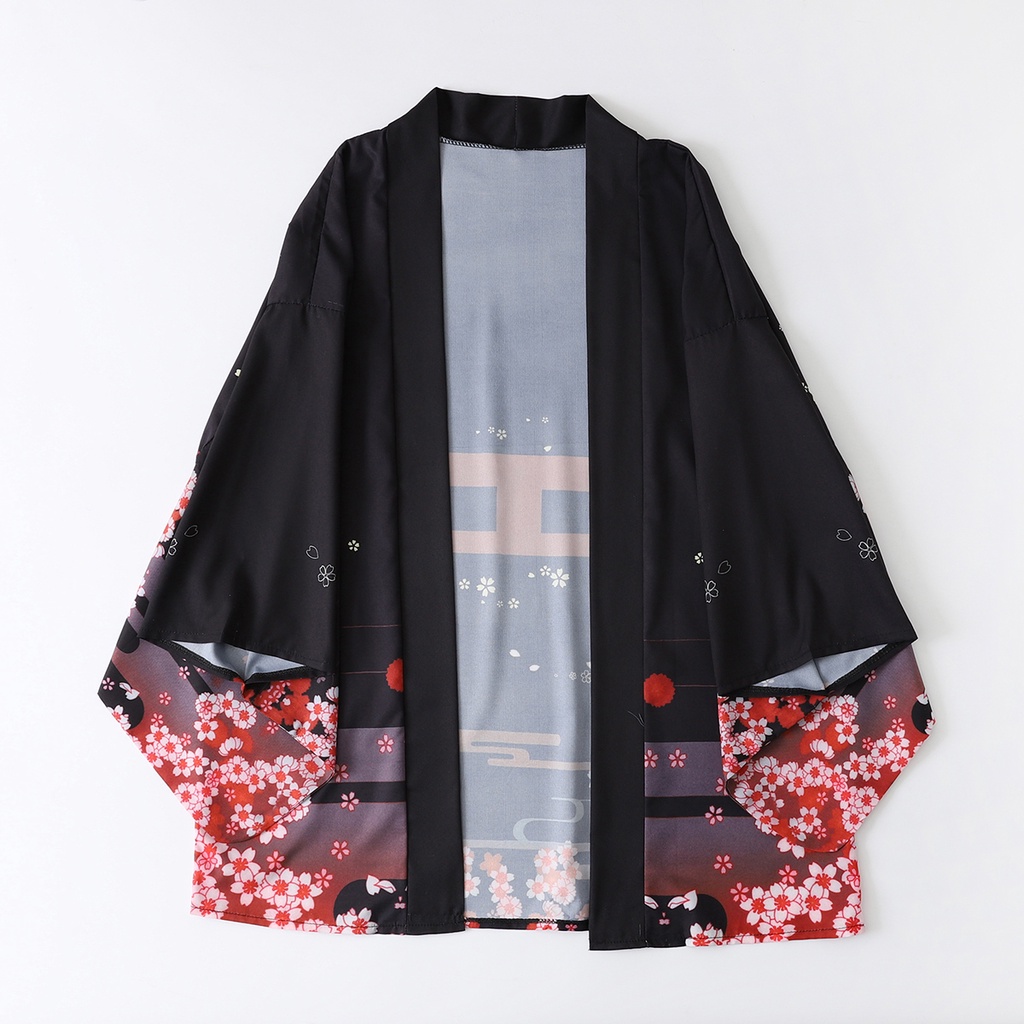 Fashion Fox Print Summer Beach - Women'S Fashion Kimono 评论和价格
