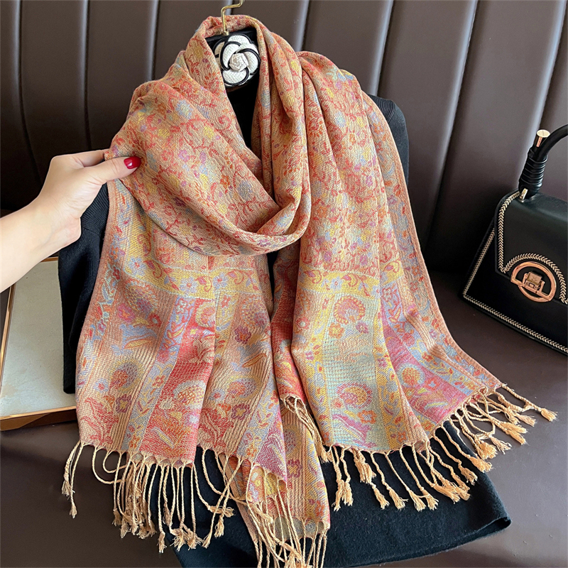 Luxury Embroidery Cashmere Win - Women'S Fashion Poncho 评论和价格