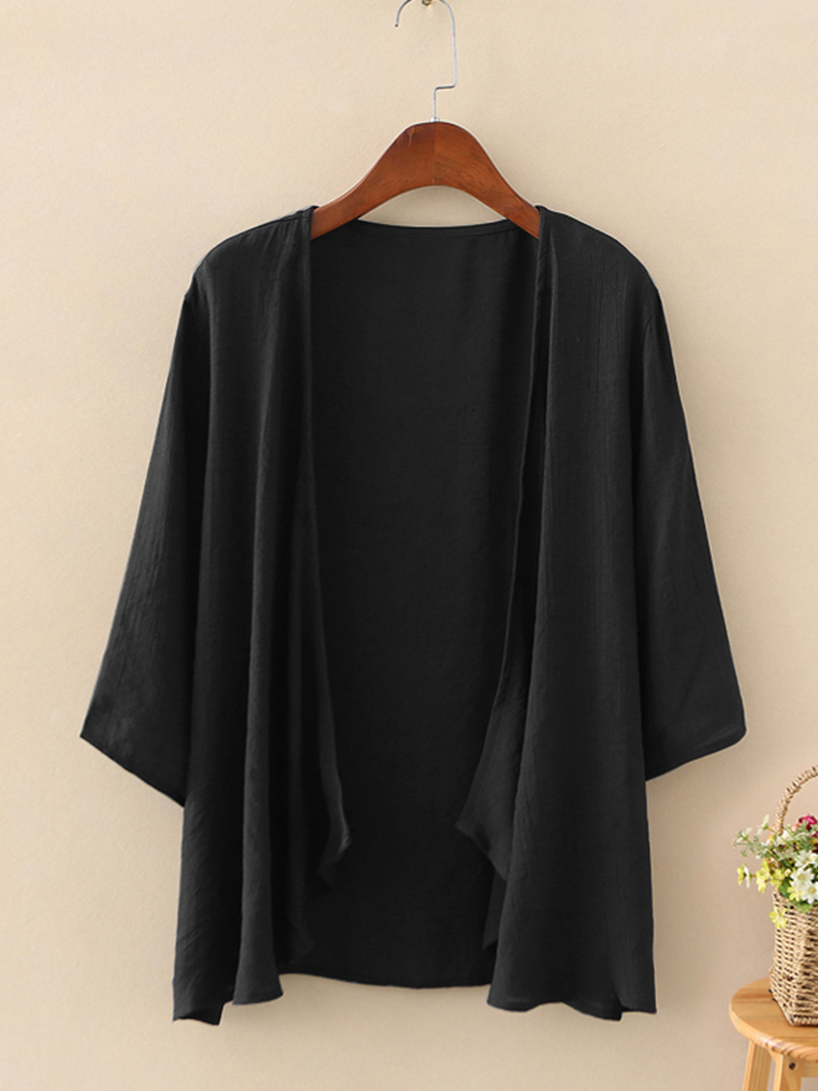 Fashion Solid Cardigans Womens - Women'S Fashion Kimono 评论和价格
