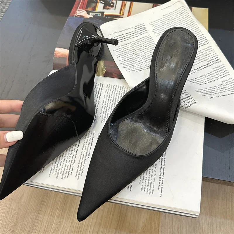 Aneikeh Sexy Pointed Toe Mules - Women'S Fashion Underwear 评论和价格