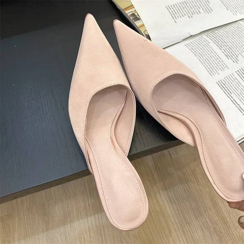 Aneikeh Sexy Pointed Toe Mules - Women'S Fashion Underwear 评论和价格