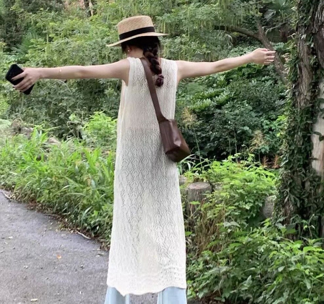 2026Boho Crochet Sleeveless Lo - Women'S Fashion Kimono 评论和价格