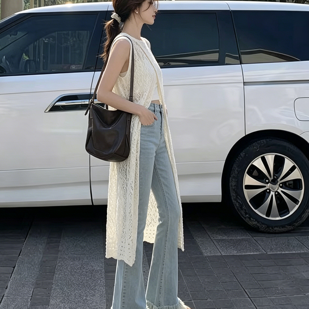 2026Boho Crochet Sleeveless Lo - Women'S Fashion Kimono 评论和价格