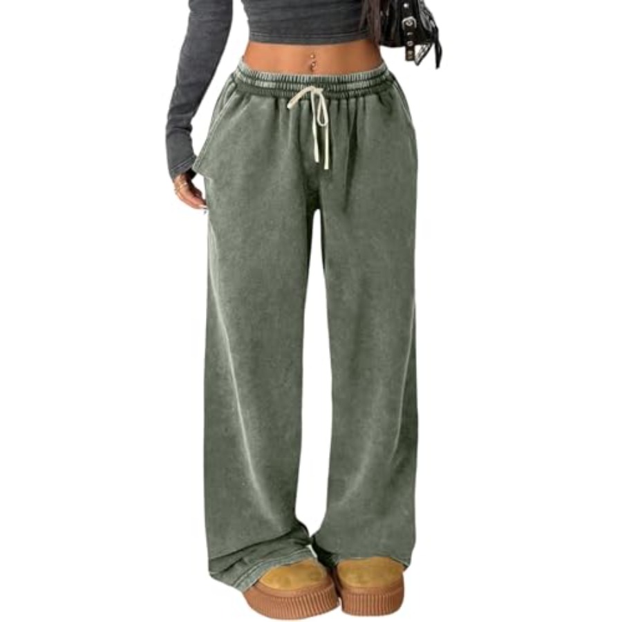 Gihuo Womens Baggy Sweatpants  - Wide Leg Palazzo Pants 评论和价格