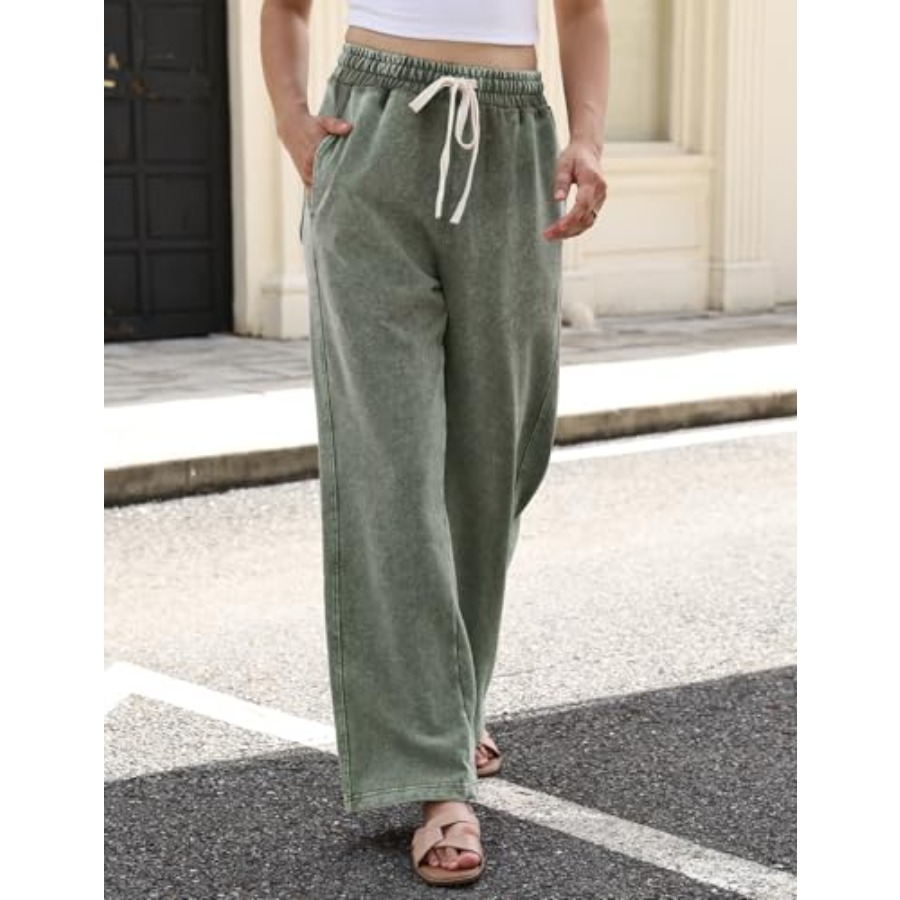Gihuo Womens Baggy Sweatpants  - Wide Leg Palazzo Pants 评论和价格