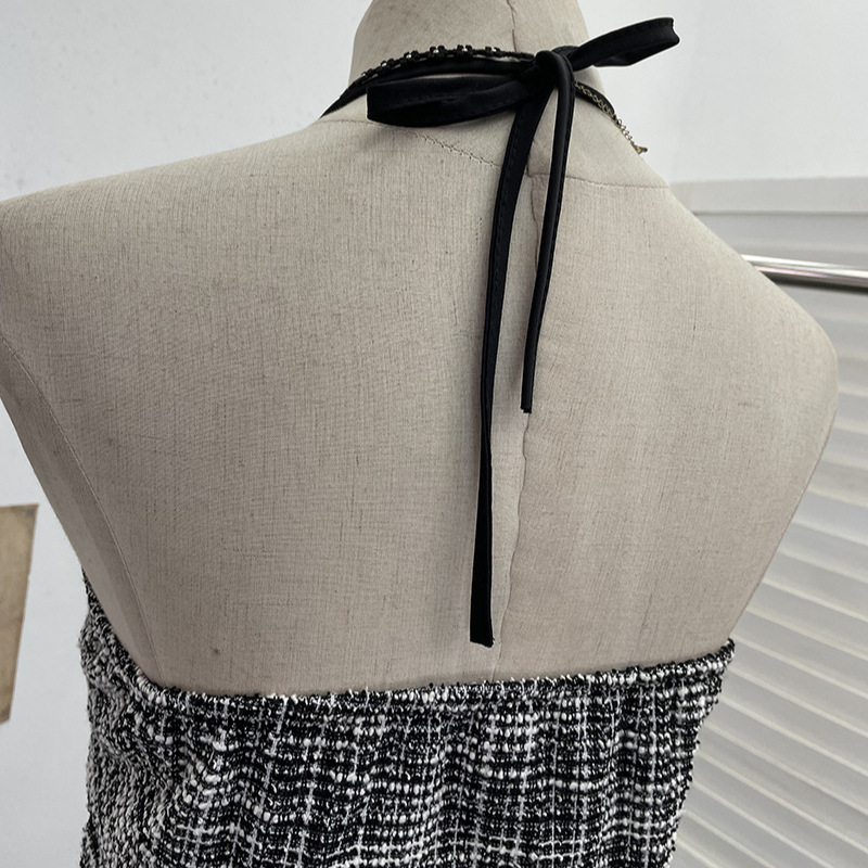 ISAROSE Tweed Halter Tops for  - Women'S Fashion Umbrella 评论和价格