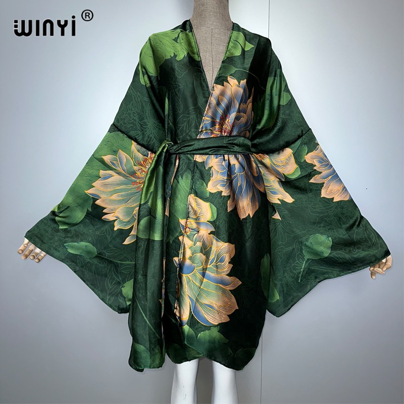 WINYI bohemian print kimono be - Women'S Fashion Kimono 评论和价格