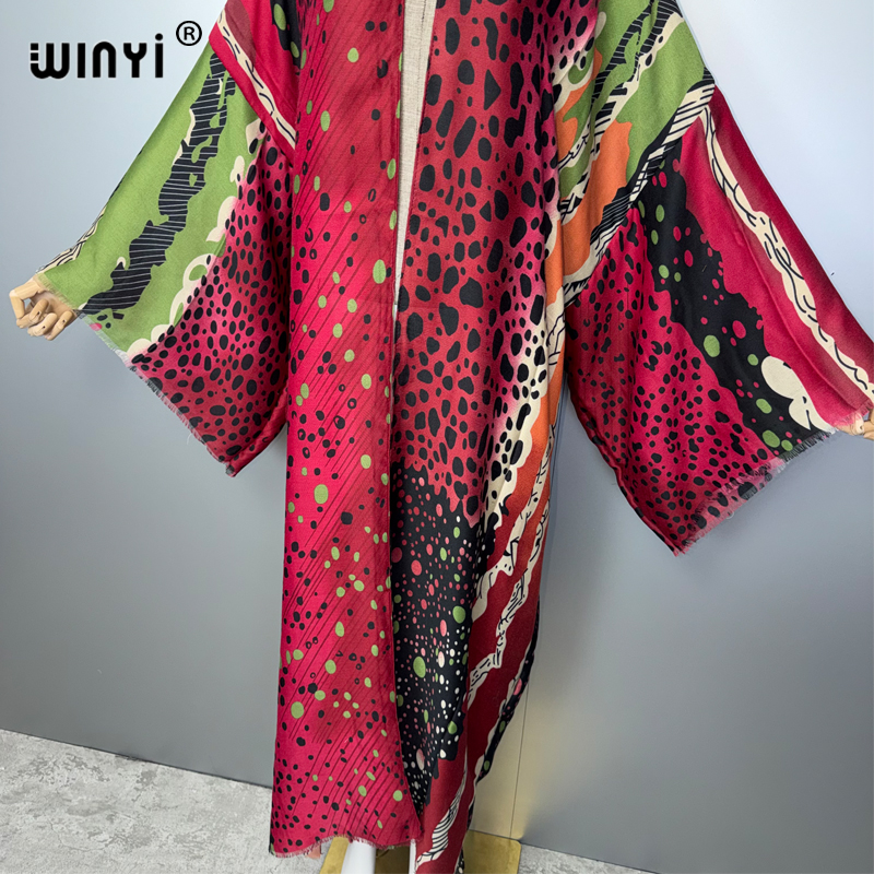 WINYI Bohemian Kimono Loose Ca - Women'S Fashion Kimono 评论和价格