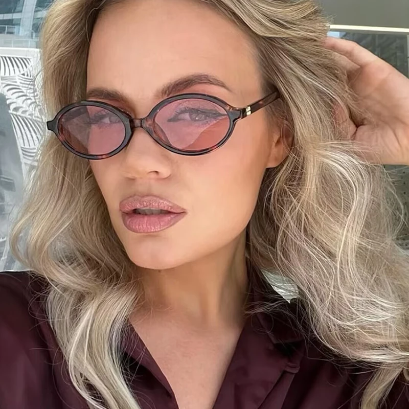 New Oval sunglasses For women  - Women'S Fashion Glasses With Clear Lenses 评论和价格