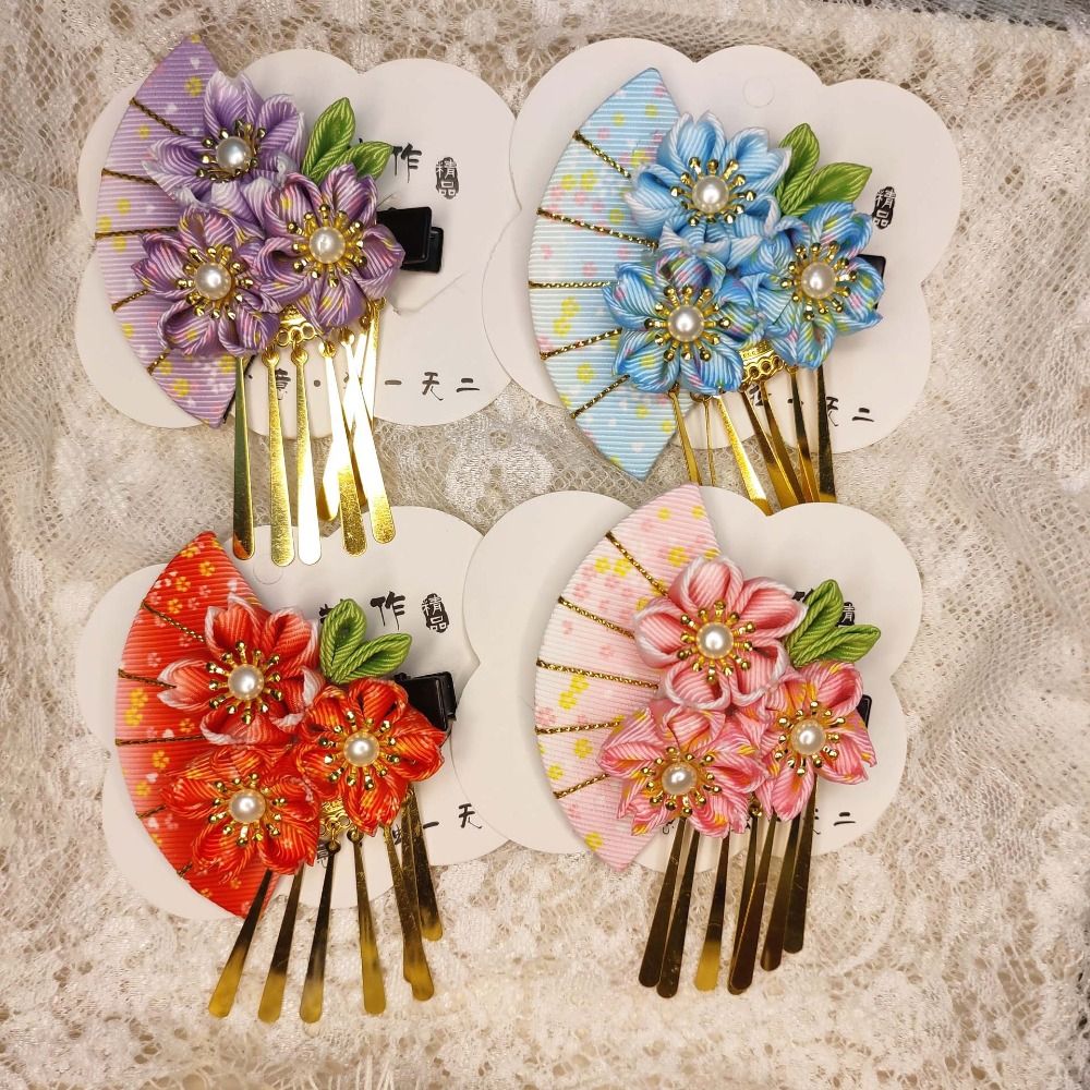 Cute Tassels Tassel Fan Hairpi - Women'S Fashion Kimono 评论和价格