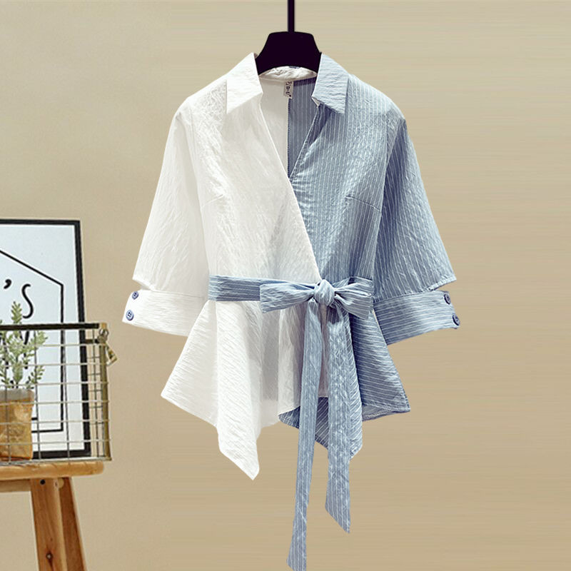 2025 Summer New Stitched Chiff - Wide Leg Palazzo Pants 评论和价格