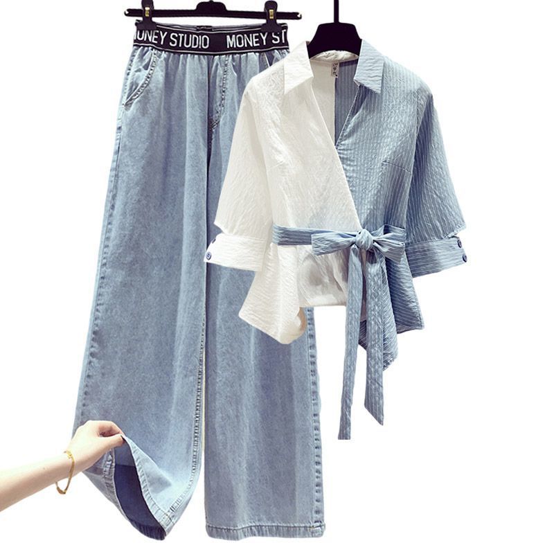 2025 Summer New Stitched Chiff - Wide Leg Palazzo Pants 评论和价格