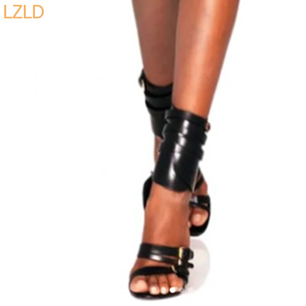 Black Sexy Catwalk Women Sanda - Women Fashion Trend 2025 评论和价格