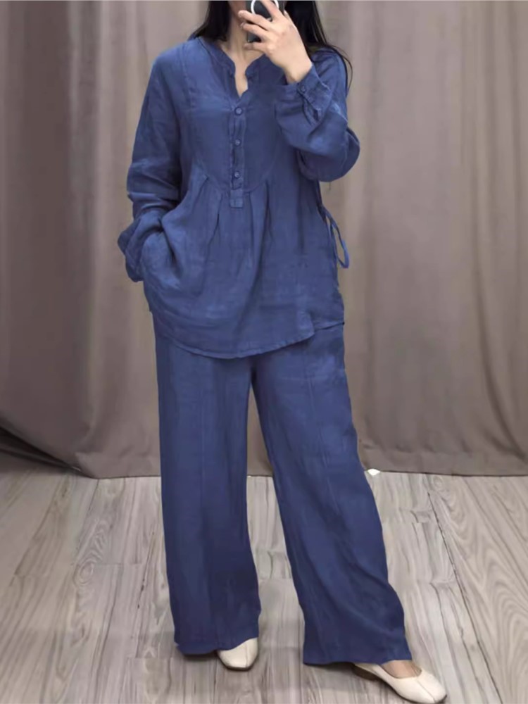 Women's 2 Piece Set Fashion Of - Wide Leg Palazzo Pants 评论和价格