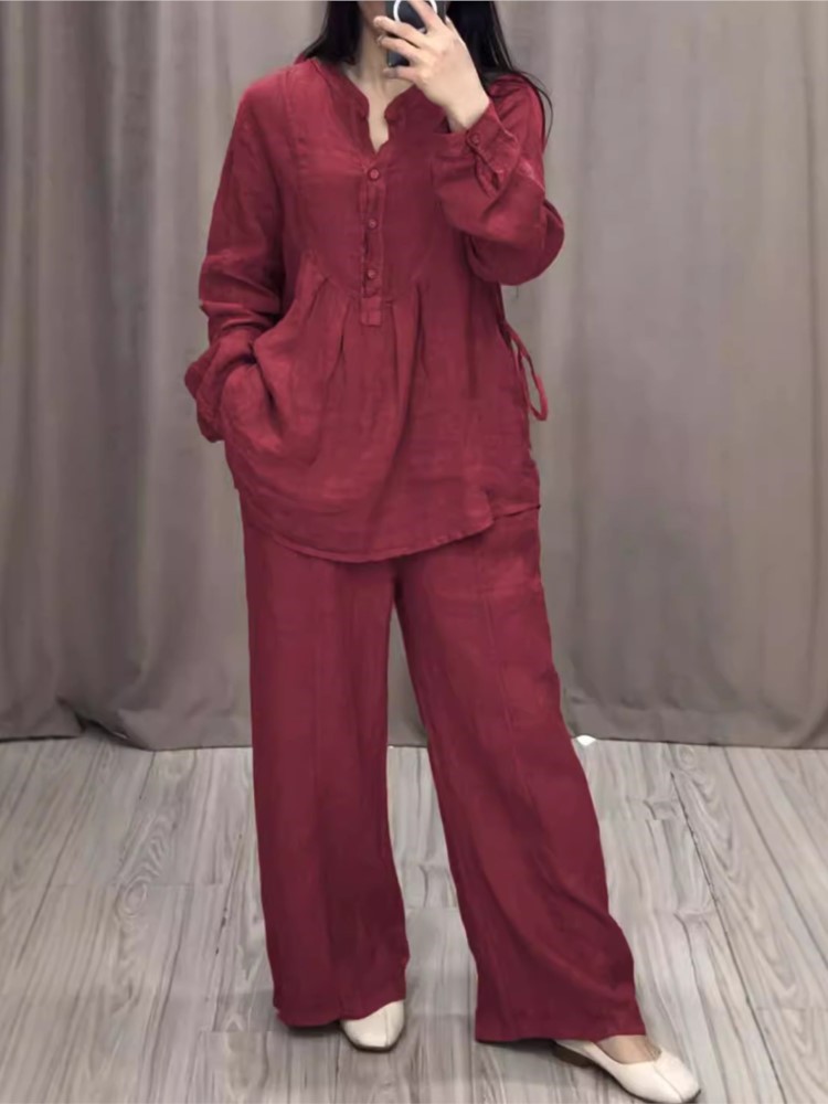Women's 2 Piece Set Fashion Of - Wide Leg Palazzo Pants 评论和价格
