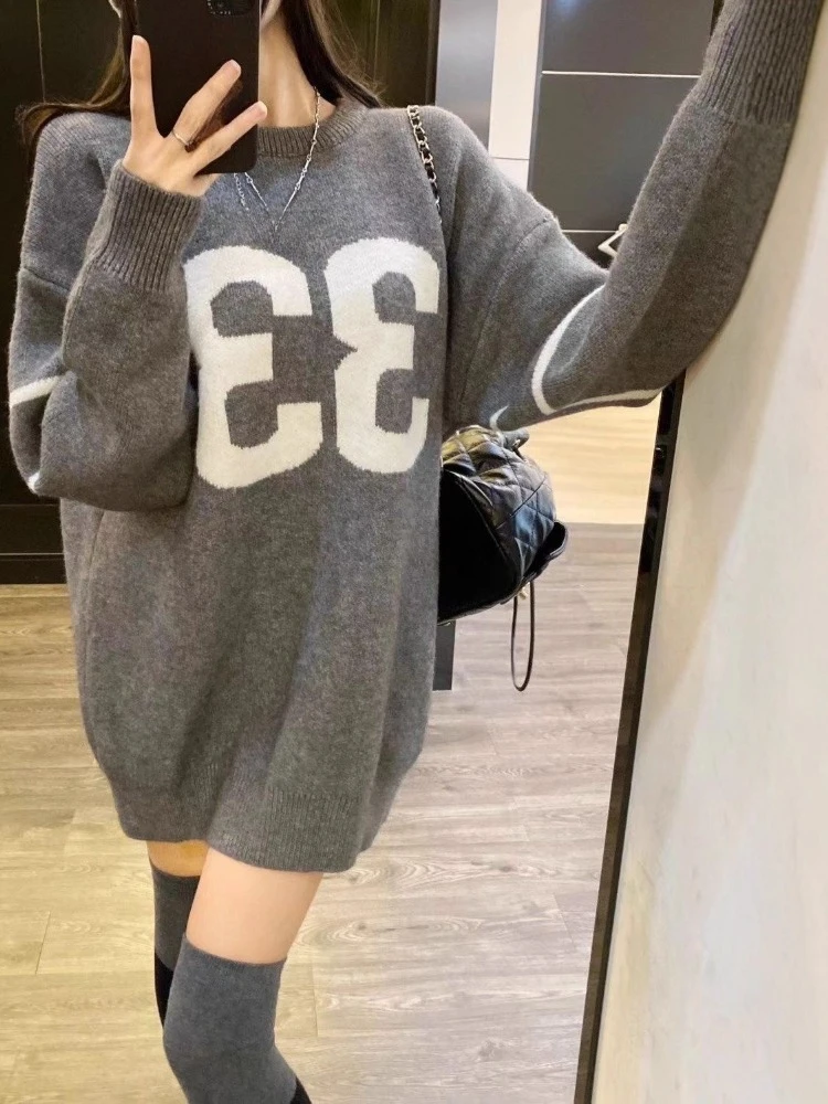 Y2K Vintage Knitted Sweater Wo - Women'S Fashion 评论和价格