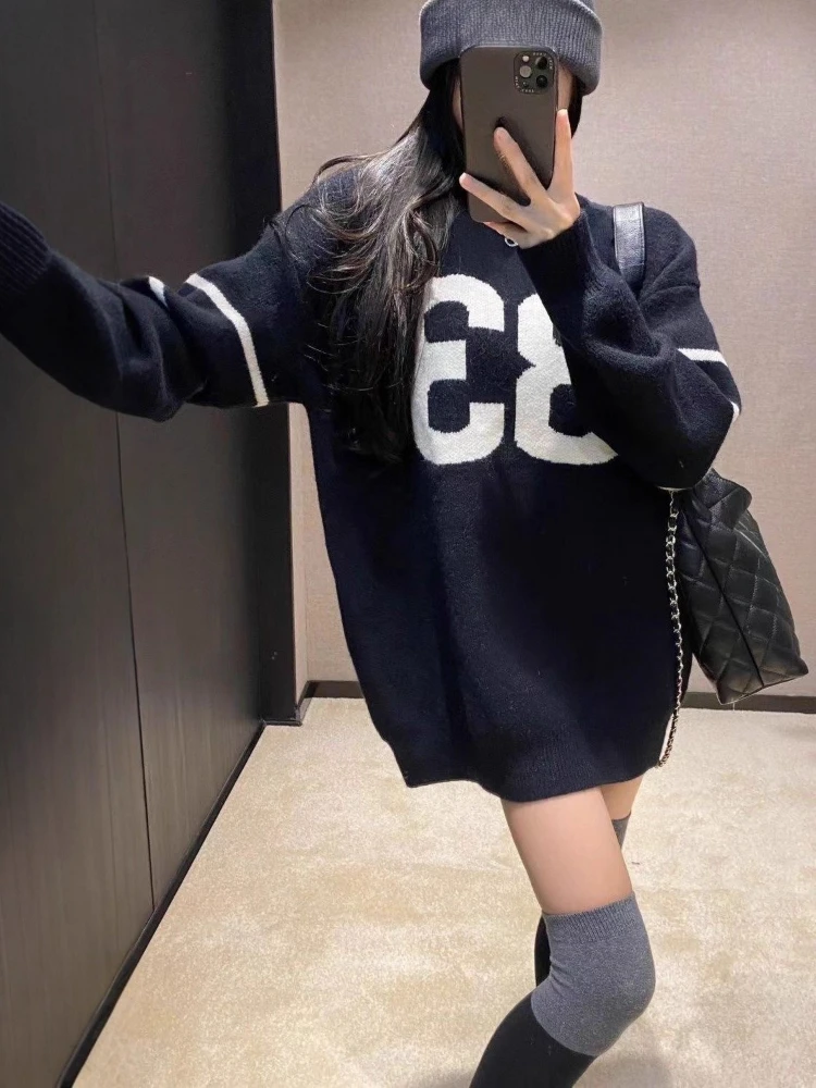 Y2K Vintage Knitted Sweater Wo - Women'S Fashion 评论和价格