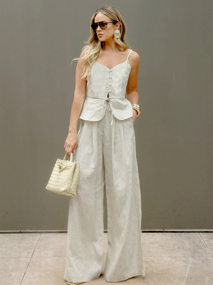 Mueyaruho Women 2026 Summer Of - Wide Leg Palazzo Pants 评论和价格