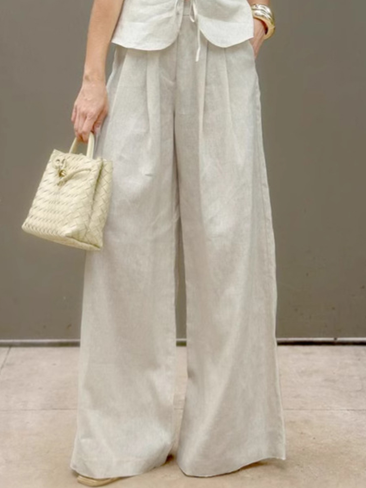 Mueyaruho Women 2026 Summer Of - Wide Leg Palazzo Pants 评论和价格