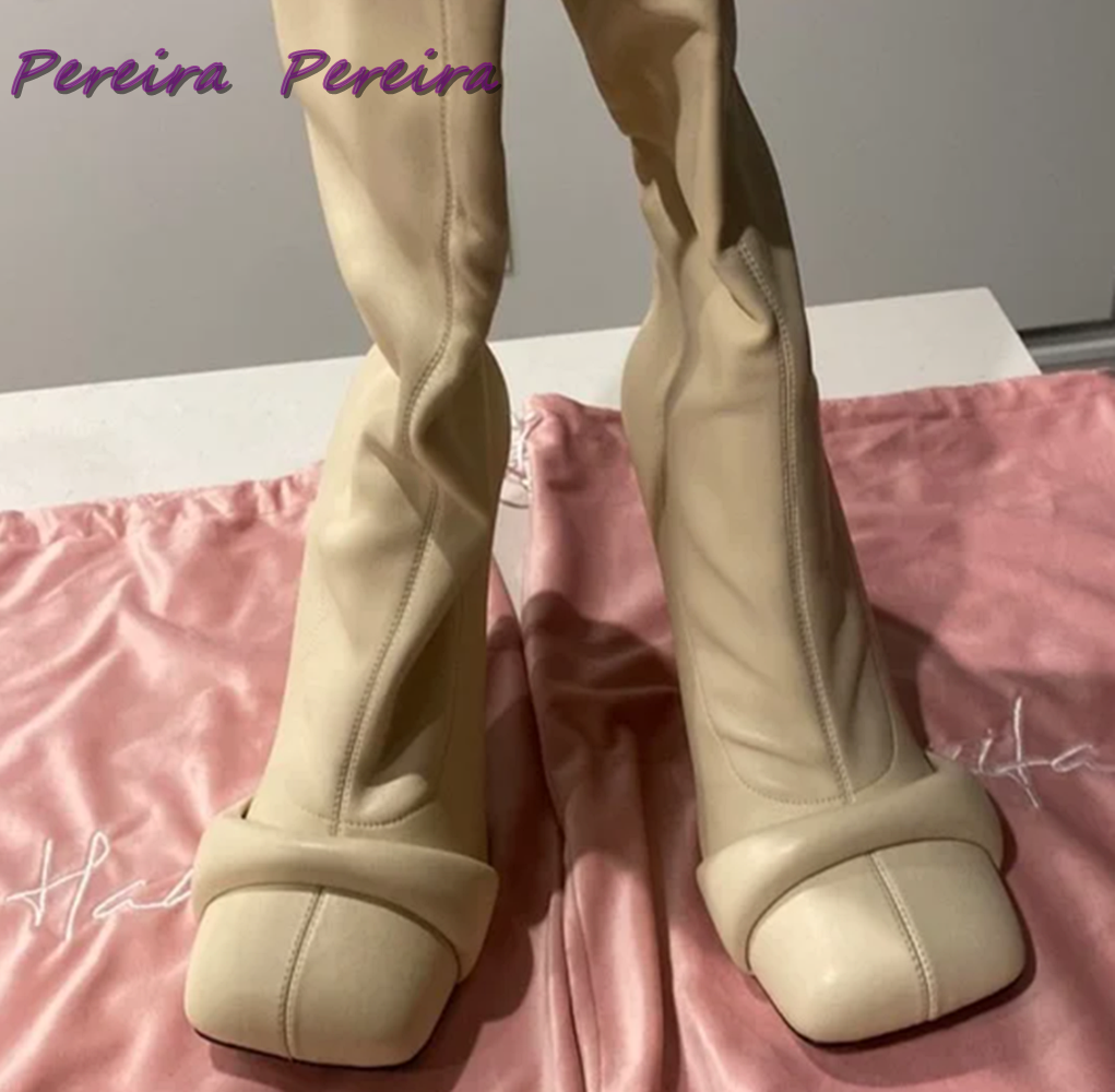 Solid Strange Style Knee-High  - Women Fashion Trend 2025 评论和价格