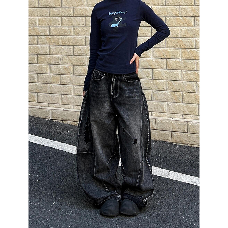 ZHIZOU Women Tomboy Dark Acade - Mom Jeans Women 评论和价格