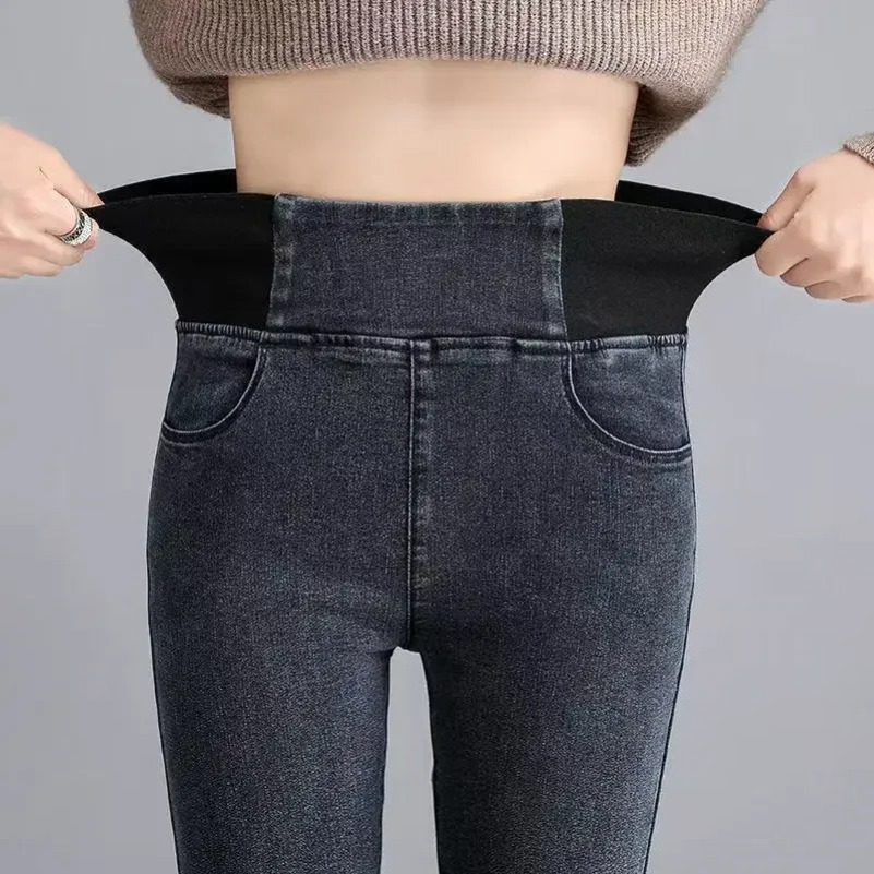 PTKPCC Elastic Waist Skinny Je - Mom Jeans Women 评论和价格