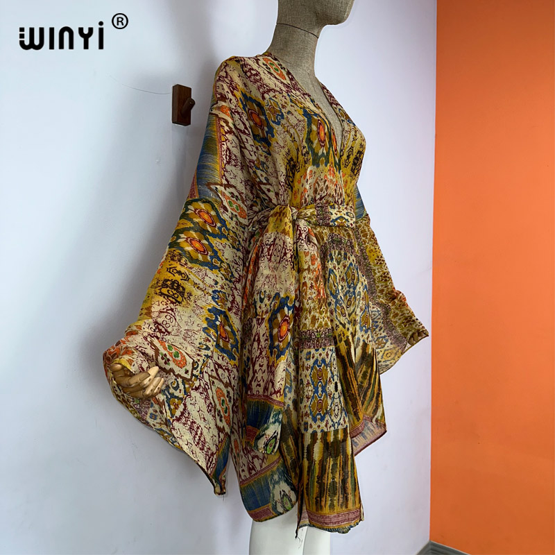 WINYI kimono with belt summer  - Women'S Fashion Kimono 评论和价格