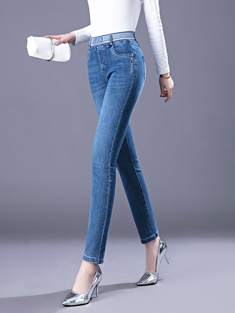 Winter Thicken Pencil Jeans Wo - Mom Jeans Women 评论和价格
