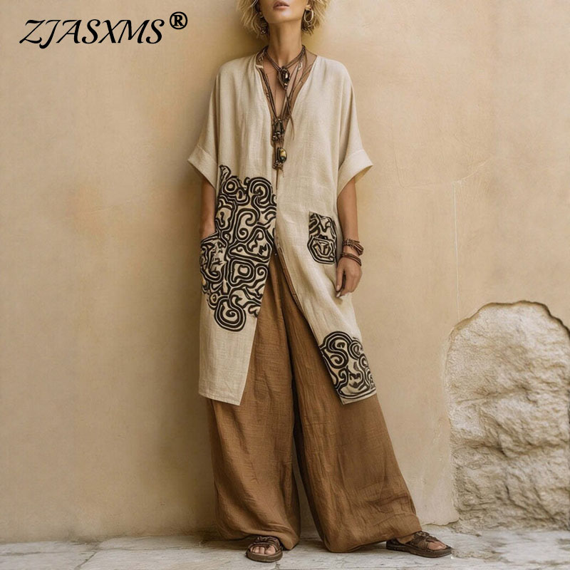 Boho Open Front Kimono Geometr - Women'S Fashion Kimono 评论和价格
