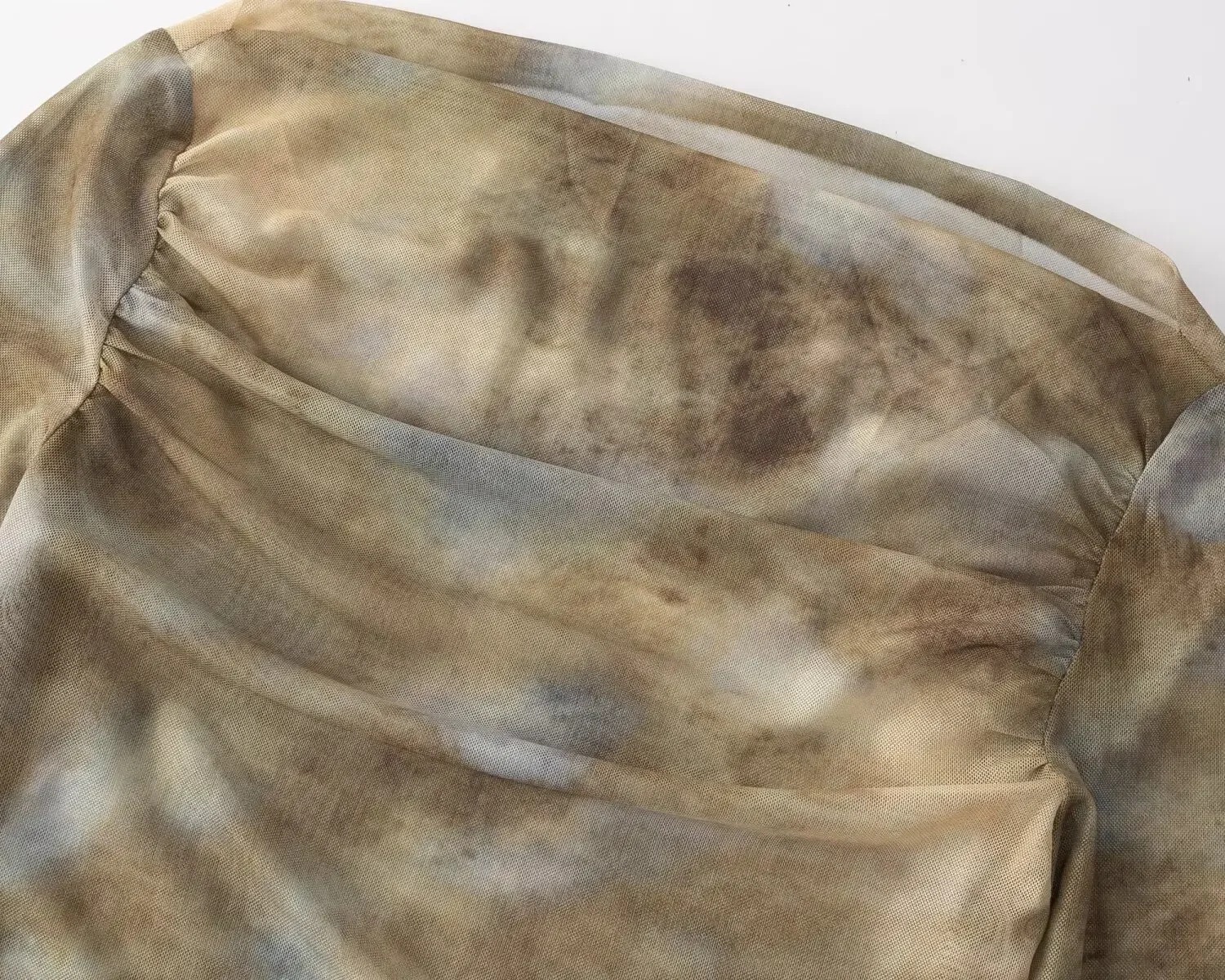 2025 Sexy Tie-Dye Print Ruched - Women'S Fashion 评论和价格