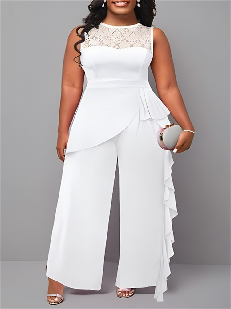 Wmstar Jumpsuit  Women Sleevel - Wide Leg Palazzo Pants 评论和价格