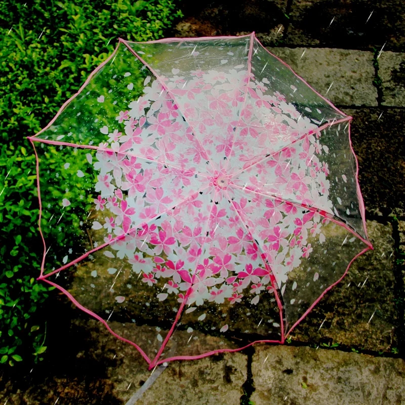 Fashion Thicken PVC Three Fold - Women'S Fashion Umbrella 评论和价格