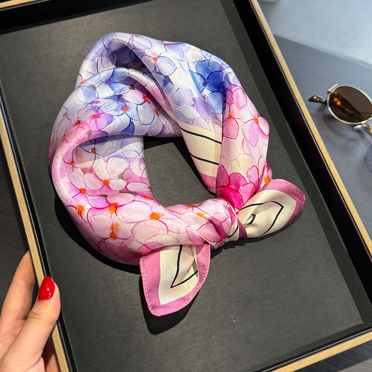 New 100% Pure Silk Scarf Fashi - Women'S Fashion Poncho 评论和价格