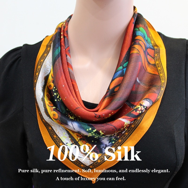 New Design Brand Square Scarf  - Women'S Fashion Poncho 评论和价格