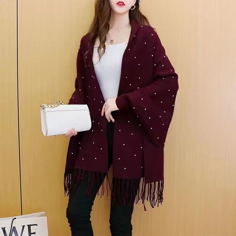 4 Colors Soild Cloak Oversize  - Women'S Fashion Poncho 评论和价格