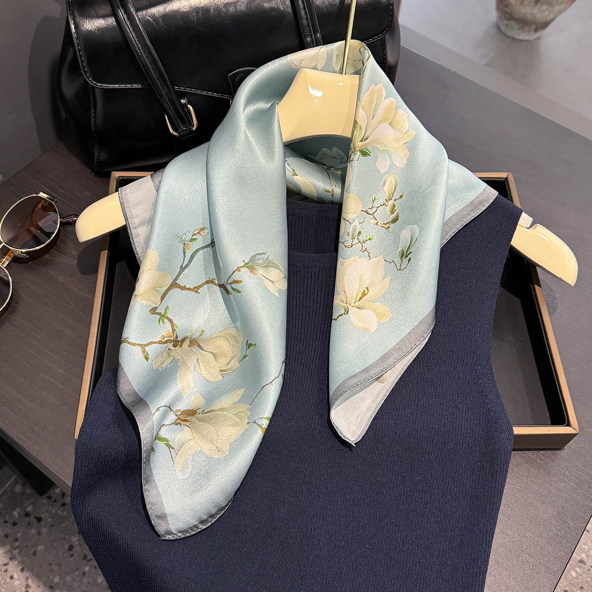 53cm Square Scarf for Women 10 - Women'S Fashion Poncho 评论和价格
