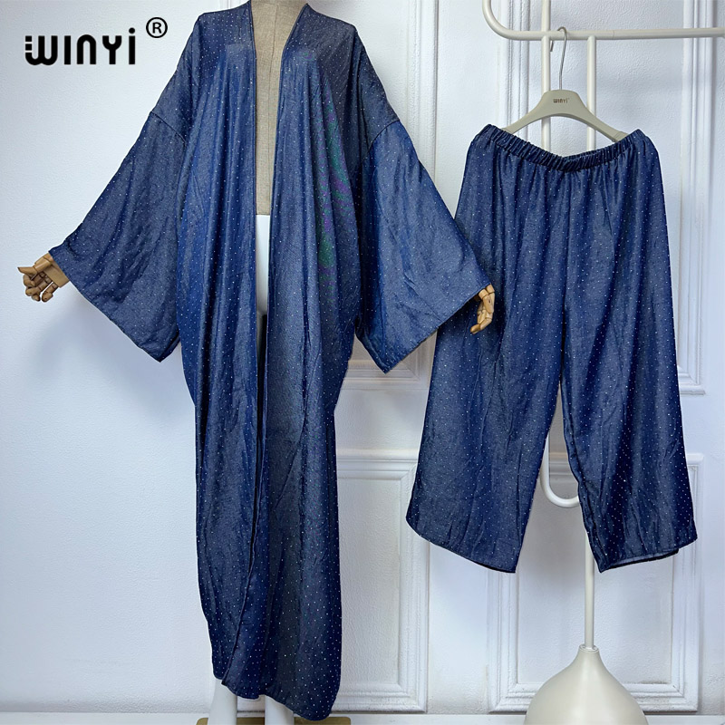 WINYI Africa fashion 2 piece s - Women'S Fashion Kimono 评论和价格
