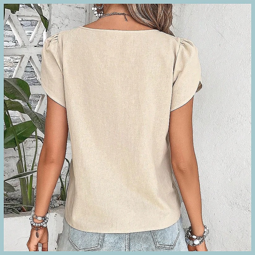 2024 Summer Vintage Solid Colo - Women'S Fashion 评论和价格