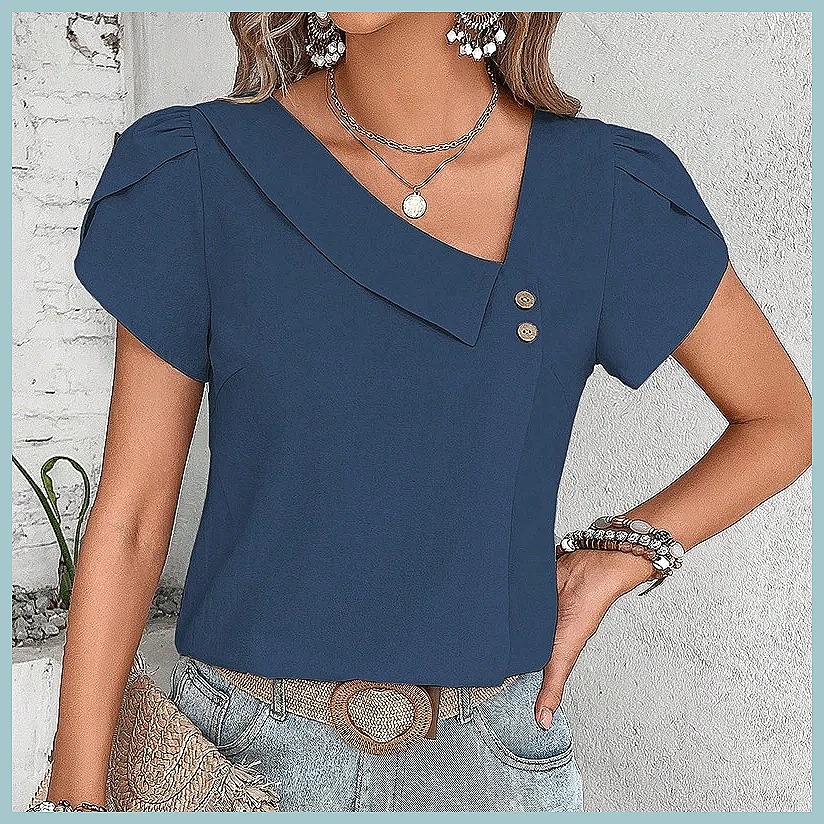 2024 Summer Vintage Solid Colo - Women'S Fashion 评论和价格